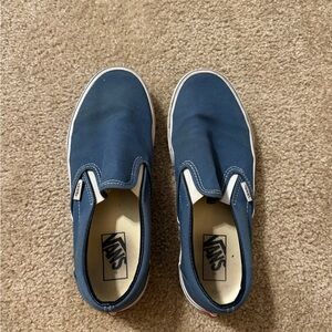 Vans Blue Slip-On Sneakers